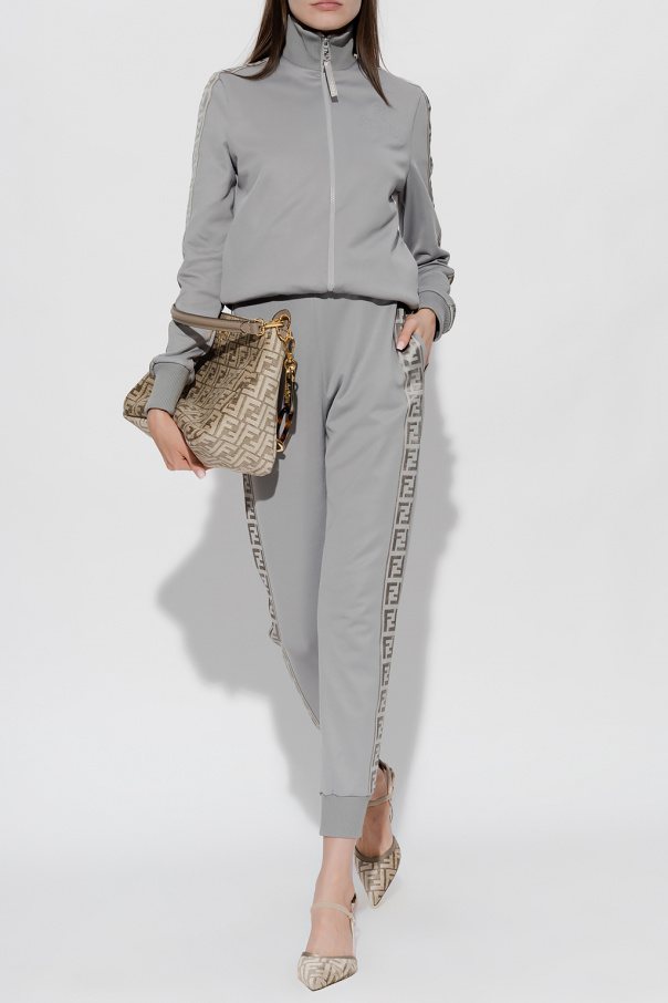 Grey Tracksuit with logo Fendi Biname fmedShops Mozambique originali Fendi tenuti perfettamente